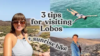 Lobos island, Fuerteventura: Blue lagoons & sunrise hike