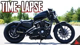 Custom Harley-Davidson Iron 883 TIME LAPSE! ⏰