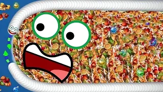 WormsZone .io - Hungry Snake Game | #BiggestSnake Gameplay |