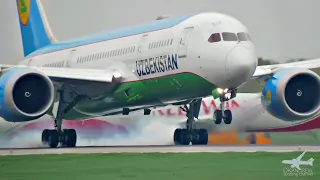 Uzbekistan Airways Boeing 787 прилетел полный улетел пустой в Ташкент.