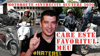 motoroute #inTheCity - Top scutere 2020 testate de noi: Medley, Beverly, XMAX, Vespa, Forza, T-Max.