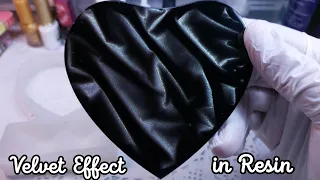 Velvet Effect in Resin New Technique Resin Art •  Epoxy resin art • resin crafts • epoxy resin diy