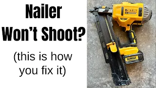 How To Fix a Dewalt Framing Nailer: QUICK & EASY!