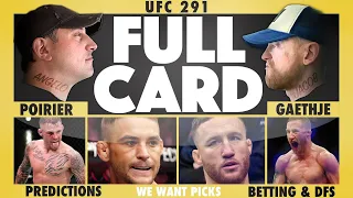 UFC 291: Poirier vs. Gaethje 2 FULL CARD Predictions, Bets and DFS