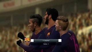 PES 12/17 Las Palmas Vs Fc Barcelona | La Liga Santander 2017