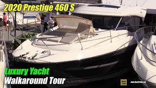 2020 Prestige 460 S Luxury Yacht - Walkaround Tour - 2019 Fort Lauderdale Boat Show