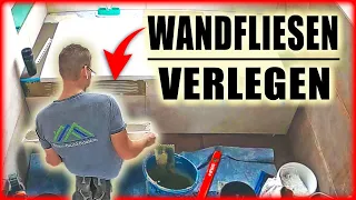 WANDFLIESEN VERLEGEN | Große 120x40 cm WANDFLIESEN verlegen! | Home Build Solution