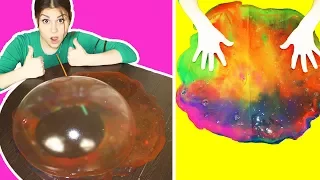 НАДУЛА САМЫЙ ГИГАНТСКИЙ ПУЗЫРЬ ИЗ ЛИЗУНА | HANDGUM SLIME JANEFOX