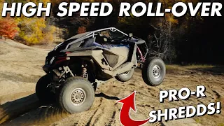 Lauren Has A HIGH SPEED CRASH & We PUSH The Limits of the NEW PRO-R!