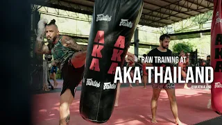 Raw Training at AKA Thailand | Siam Boxing