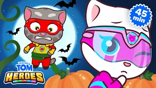 Heroes Save Halloween! ⚡👹 Talking Tom Heroes and Talking Tom & Friends Minis Compilation