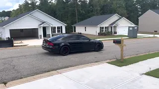 2012 Audi A7 (Muffler Delete Cruising By)