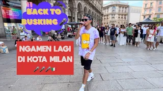 EKI - I’M BACK TO BUSKING/NGAMEN LAGI DI KOTA MILAN 🇮🇹(WITH SPEAKER BARETONE INDONESIA 🇮🇩)