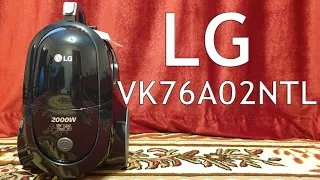 Пылесос с контейнером для пыли LG VK76A02NTL обзор