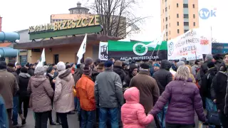 Manifestacja górników KWK Brzeszcze 9.01.15 TVK HD