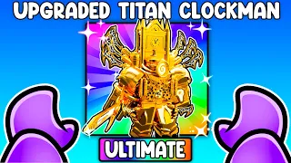 How to UNLOCK Upgraded Titan Clockman In Toilet Tower Defense (SECOND ULTIMATE)