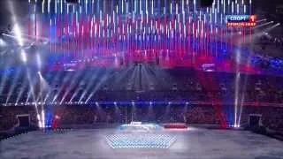 Гимн России на церемонии открытия Паралимпиады в Сочи 2014