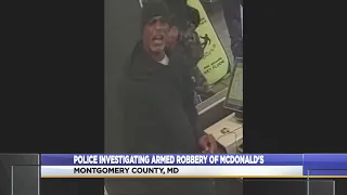 Police looking for man who robbed Silver Spring McDonald's