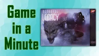 Game in a Minute: Betrayal Legacy (Spoiler Free)