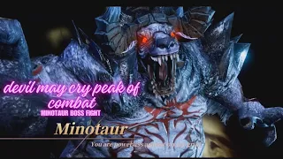 devil may cry peak of combat minotaur Boss Fight