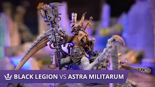 Black Legion vs Astra Militarum - NEW Chaos Space Marines - Warhammer 40k Battle Report
