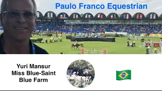 Hino do Brasil - Vitória de Yuri Mansur/Miss Blue-Saint Farm no GP EUROPA do CHIO Aachen