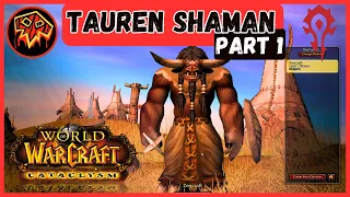 Lets Play World of Warcraft Cataclysm In 2024 - Part 1 - Tauren Shaman - Horde - Chill Gameplay