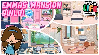 Toca Life World | Emmas Mansion house build!? 🛠 ( Dan and Nicole series)