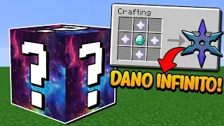 Minecraft: ESSE É LUCKY BLOCK TEM O ITEM MAIS PODEROSO DO MUNDO! (DANO INFINITO)