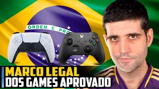 MARCO LEGAL dos games aprovado