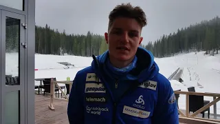 Benjamin Črv, tekač ND Rateče Planica na Pokljuki 2018