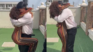 The beautiful😍 moment Amaka’s boyfriend finally proposed marriage to her. Do you feel he was forced?