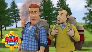 Le pompier Sam voit un feu de forêt! | NOUVEAUX épisodes| Sam le Pompier | Dessins animés