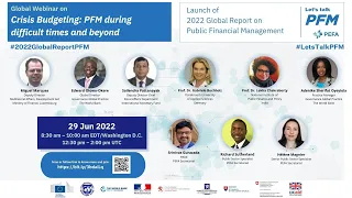 Global Webinar: Crisis Budgeting and Launching of 2022 Global Report on Public Financial Management