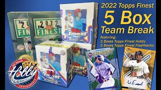 2022 Topps FINEST + FLASHBACKS 5 Box Team Break #2 eBay 02/03/23