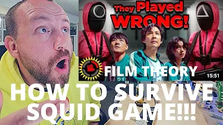 HOW TO SURVIVE SQUID GAME! Film Theory: What Everyone Got WRONG About Squid Game! (오징어 게임) REACTION!