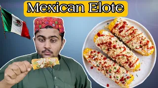 Tribal Man Try Mexican Street Corn  For The First Time