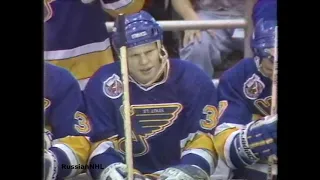 Igor Korolev scores his second goal in NHL vs Lightning (3 nov 1992)