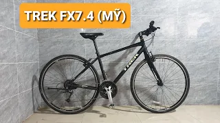 (Đã bán) SIÊU PHẨM TREK FX7.4(Hàng Bãi Nhật) Nguyên zin toàn bộ xe, cấu hình 3x9, càng carbon