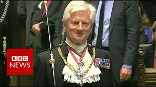 The Queen's Speech: Skinner to Black Rod 'Get your skates on'' - BBC News