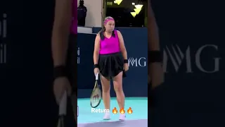 Jelena Ostapenko return winner