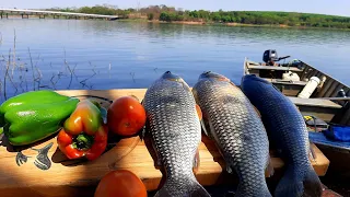 MELHOR PEIXE FRITO NO RIO GRANDE, PESCARIA DE PIAU NA CEVA!