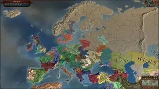 Europa Universalis 4 AI Timelapse - Extended Timeline + Countries Can Collapse [2.0] Mods 2-3500