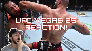 UFC Vegas 25 Post Fight Reaction Jiri Prochazka vs Dominick Reyes + Main Card