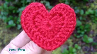 How To Crochet A Heart For Beginners I Valentines Crochet Gifts