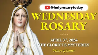 WEDNESDAY HOLY ROSARY 💛 APRIL 3, 2024 💛 GLORIOUS MYSTERIES OF THE ROSARY [VIRTUAL] #holyrosarytoday