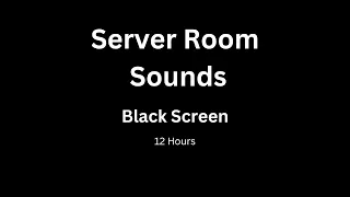 Server Room Ambience 🖥️🖱️ White Noise Data Center Fan Sounds for Sleep 🎧 12 Hours