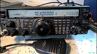 Szybkie sprawdzenie transceivera Yaesu FT 847  ( 70 MHz )