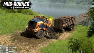 Spintires MudRunner : KAMAZ Dump Truck Off-road | MOD CAR 2022