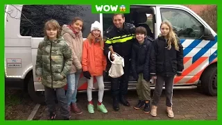 Kinderen vinden een skelet van een mens